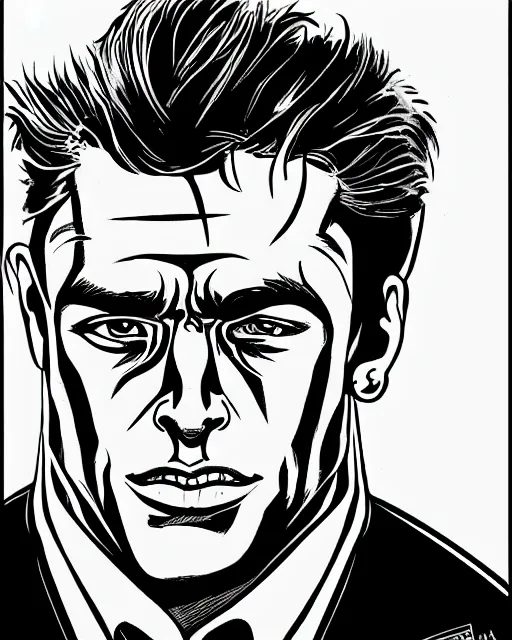 Image similar to james dean as the incredible hulk, portrait profile head and shoulders focus. muscular, gaunt, strong, strikung, handsome detailed, chiseled. fantasy illustration, comic book concept art, dynamic lighting, ultra detailed!