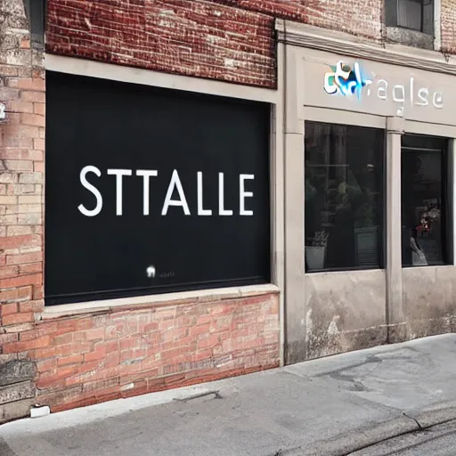 Prompt: a storefront sign saying'stable!!!! diffusion!!!! is the best!!! ', 4 k, 8 k