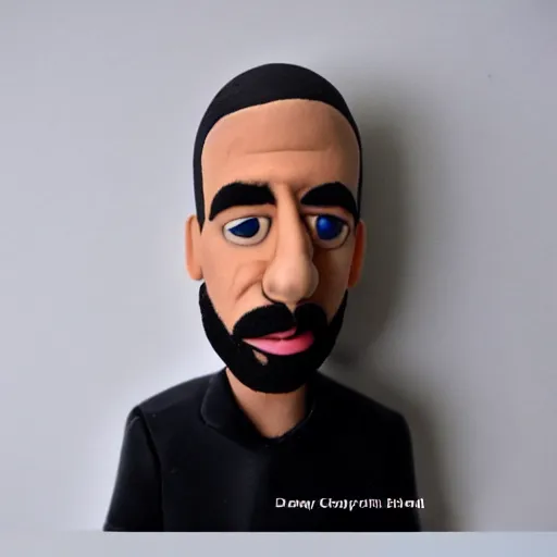 Image similar to drake made of clay, claymation