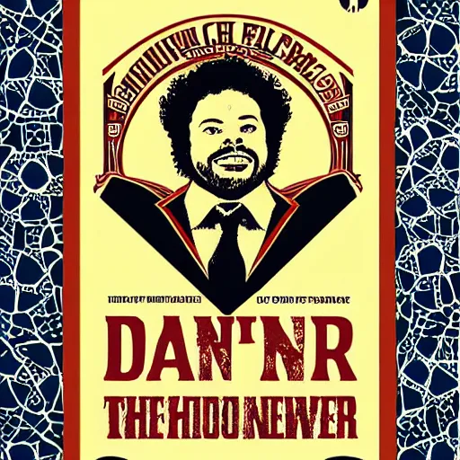 Image similar to dan fogler poster by shepard fairey