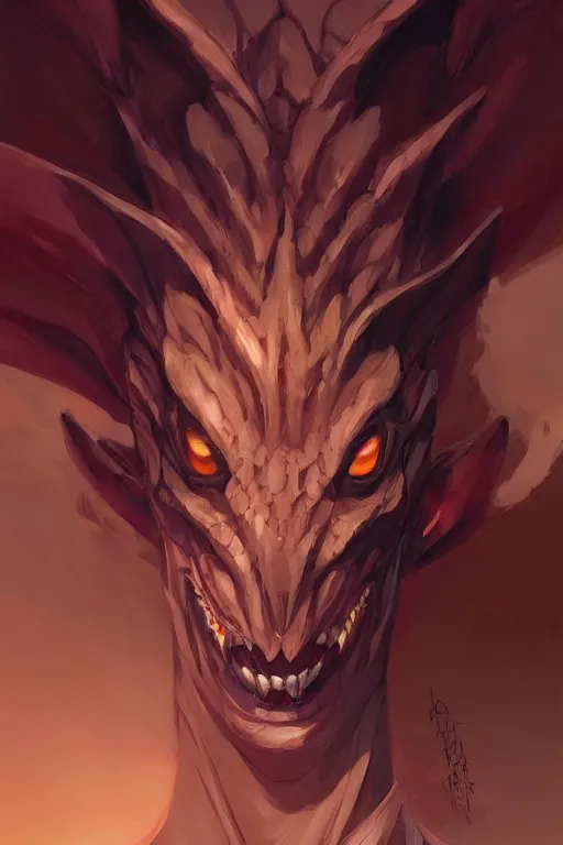 Image similar to portrait of a dragon head , official fanart behance hd artstation by Jesper Ejsing, by RHADS and Makoto Shinkai and Lois van baarle and ilya kuvshinov and rossdraws