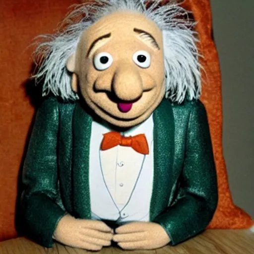 Prompt: Einstein as a Muppet.