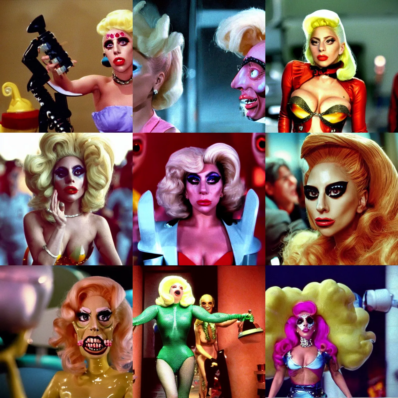 Prompt: Lady Gaga in Mars Attacks! (1996)