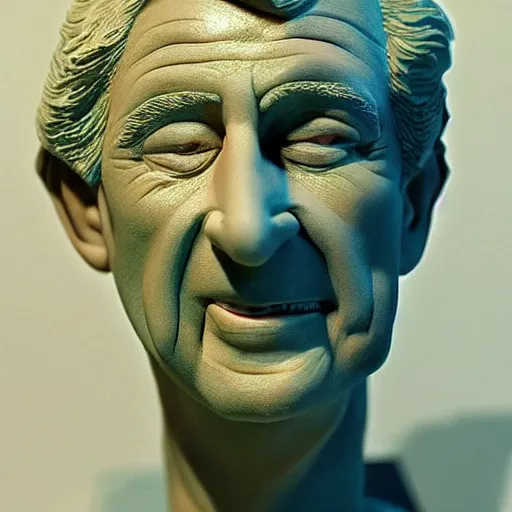 Image similar to prince charles made out of polymer clay detailed sculpture trending on artstation