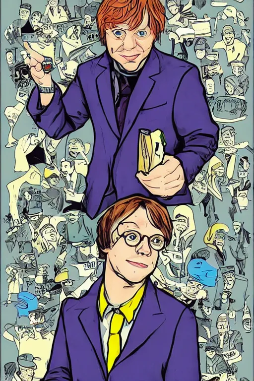 Image similar to Rupert Grint as Doc Oc, by Todd McFarlane