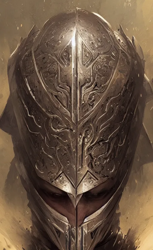 Image similar to medieval knight face to face with his arch enemy, symmetrical facial features, front game card, drark, marvel comics, dark, intricate, highly detailed, smooth, artstation, digital illustration by ruan jia and mandy jurgens and artgerm and wayne barlowe and greg rutkowski and zdislav beksinski