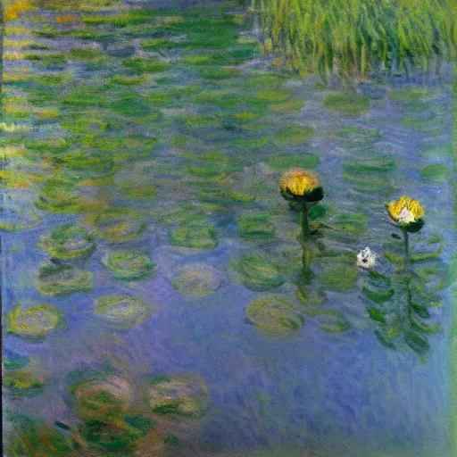 Image similar to all the small things, Monet