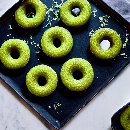 Image similar to green tea donuts