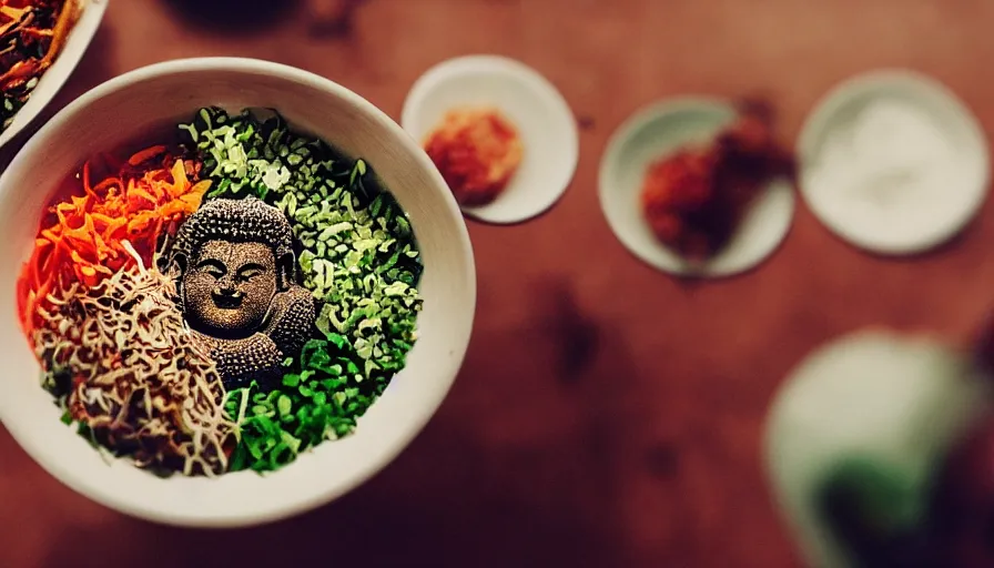 Prompt: budha bowl, food photography, cinematic, instagram