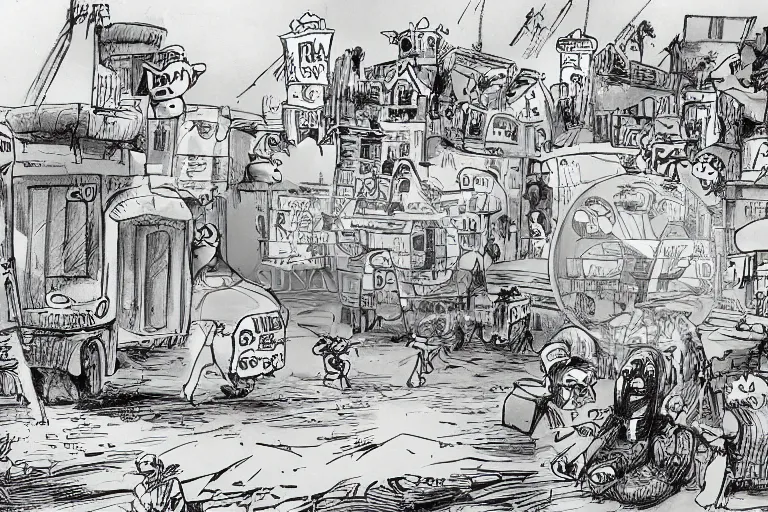 Prompt: that famous cartoon never existed, 4k