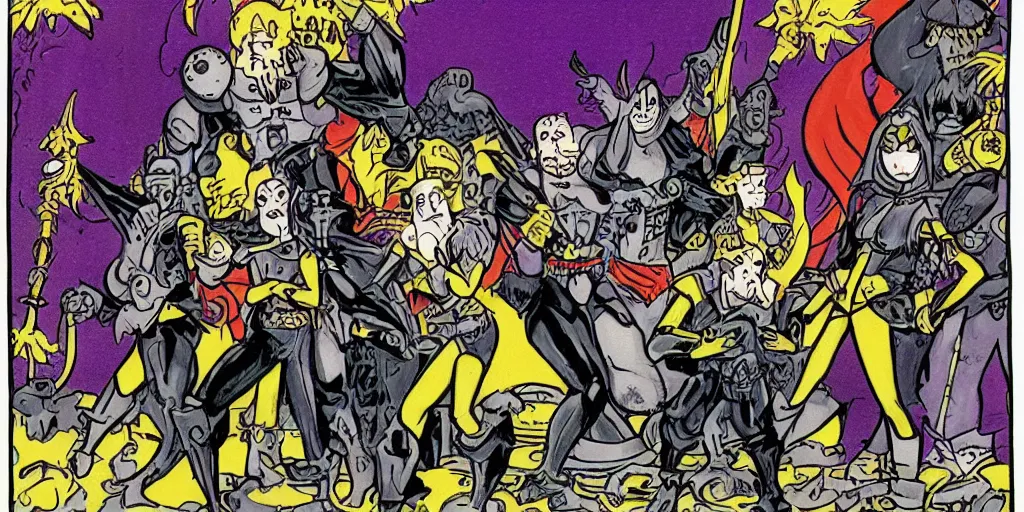 Image similar to hexen beyond heretic as a 9 0's cartoon