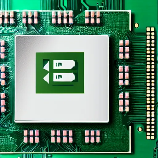 Image similar to new nvidia ua 1 0 0 ai accelerator chip, codenamed stepan bandera