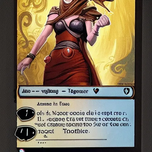 Image similar to a tgv to nice on a magic the gathering playing card, magali villeneuve