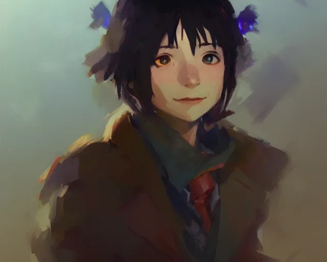 Image similar to Portrait of Howl from Howl's moving castle, artstation; by Craig mullins, ross draws, kanliu666, chengwei pan, mingchen shen