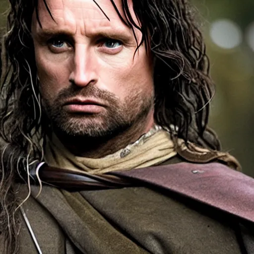 Image similar to Ewen McGreggor as Aragorn