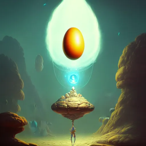 Prompt: beautiful decorative alien egg, deadly potion flowing from the top, rock and sand around, peter mohrbacher style, ray tracing, cinematic, digital art, realistic, octane render