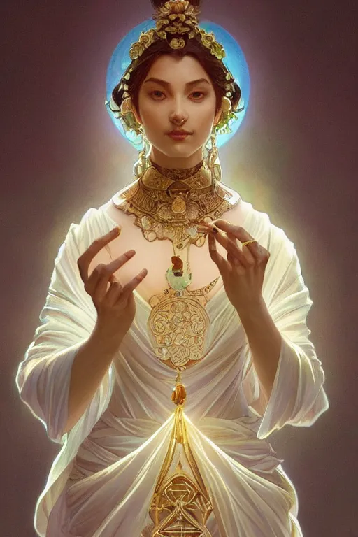 Image similar to no figure, ultra realistic illustration, a jade statue of sacred geometry, intricate, elegant, highly detailed, digital painting, artstation, concept art, smooth, sharp focus, illustration, art by artgerm and greg rutkowski and alphonse mucha