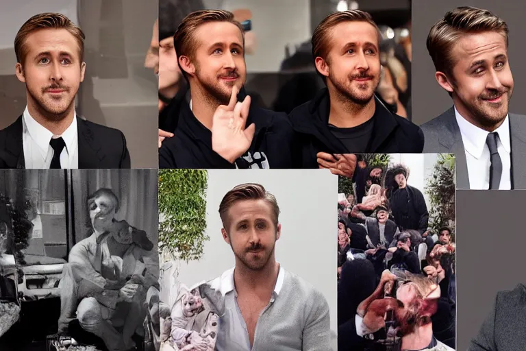 Image similar to ryan gosling discord chat