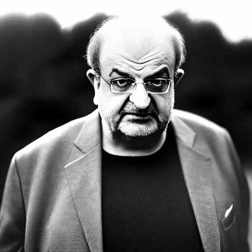 Image similar to warrior legend salman rushdie