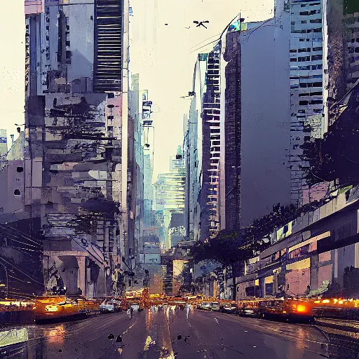 Image similar to avenida paulista by ismail inceoglu