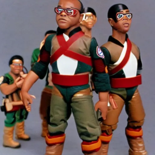 Image similar to steve urkel g. i. joe candid 1 9 8 0 s children's show, detailed facial expressions