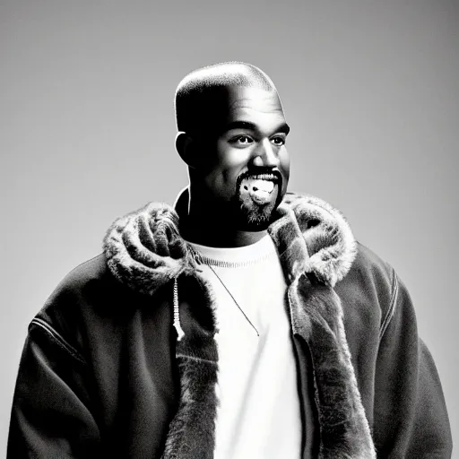 Image similar to kanye west smiling holding pikachu for a 1 9 9 0 s sitcom tv show, studio photograph, portrait c 1 2. 0