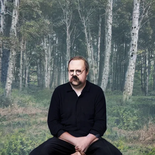 Image similar to a portrait of bob belcher with background scenery by juergen teller, iris van herpen