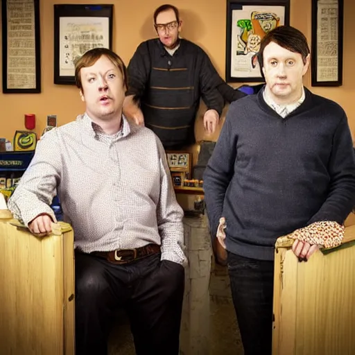 Image similar to channel 4's peep show with david mitchell and robert webb pinball!!!! machine!!!!!!