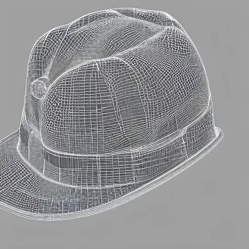 Prompt: 3d printed hat