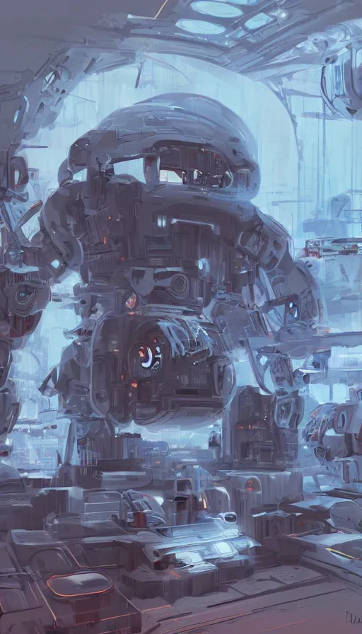 Image similar to techno artwork, by disney concept artists