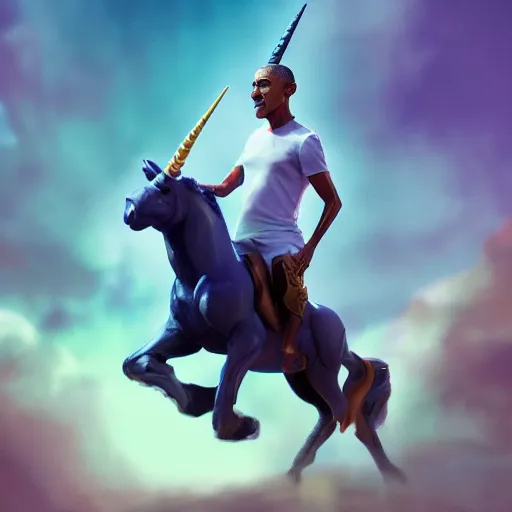 Prompt: obama riding a unicorn, hyperrealistic masterpiece, trending on artstation, cgsociety, kodakchrome, golden ratio, cinematic, composition, beautiful lighting, hyper detailed, octane render, 4 k, unreal engine