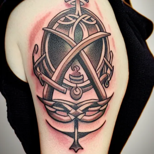 Image similar to occultist design tattoo