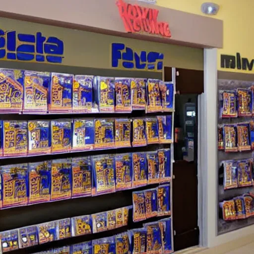 Prompt: blockbuster movie rental store made out of clay