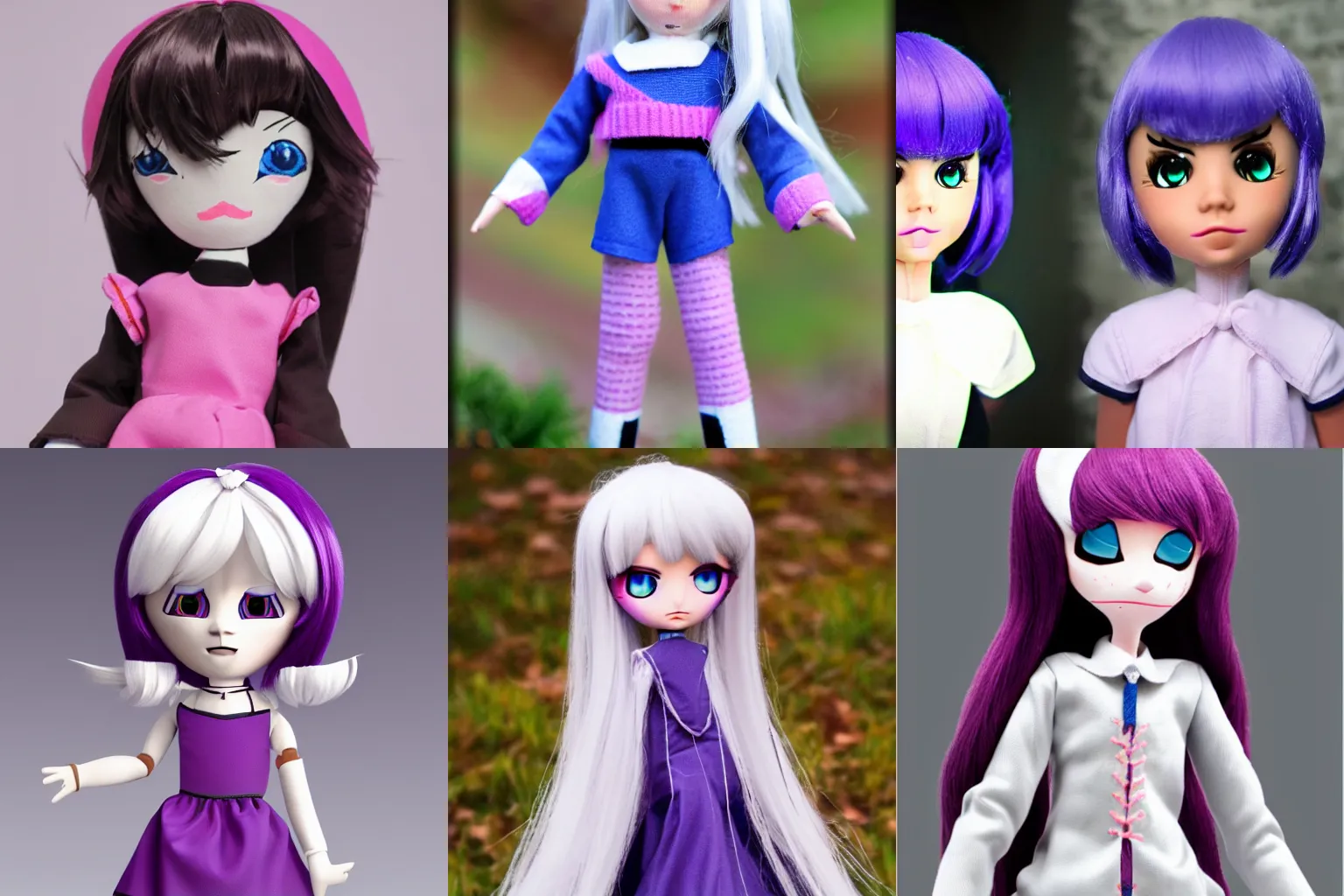 Prompt: Anabel doll in real life