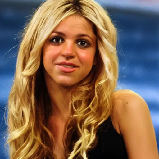 Image similar to face of British Shakira