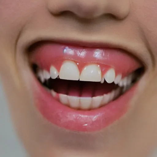 Image similar to crooked teeth