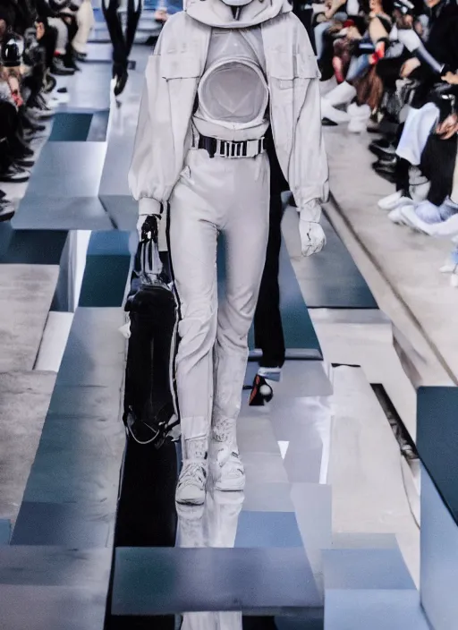 Image similar to hyperrealistic and heavy detailed balenciaga runway show of ghost busters, leica sl 2 5 0 mm, vivid color, high quality, high textured, real life