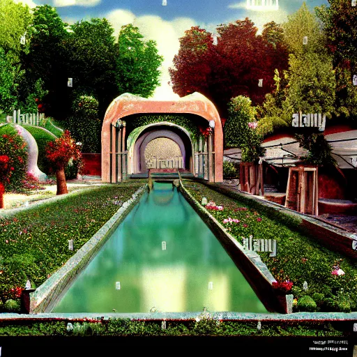 Image similar to hyperrealism photography computer simulation visualisation of parallel unreal universe detailed old bath in the detailed ukrainian village garden in dramatic scene from movie the big lebowski ( 1 9 9 8 )