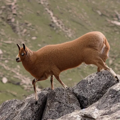 Image similar to a chamois on a mountain