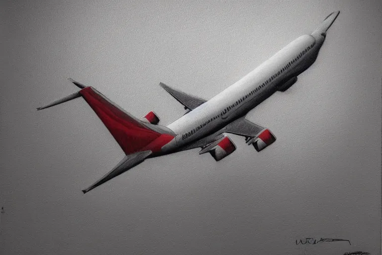 Prompt: jumbo jet, art by eva widermann and david a. cherry, trending on artstation, dark atmospheric lighting low angle view unreal engine 5, crayon art, infrared, fantasy artist, pixar