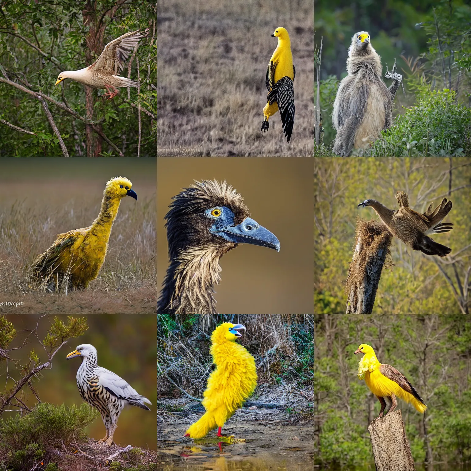 Prompt: big bird in the wild, wildlife photography