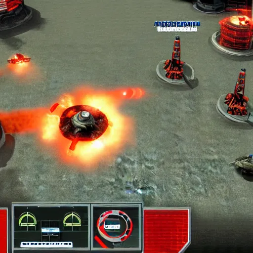 Image similar to Nuke launched in Command and Conquer Red Alert 3