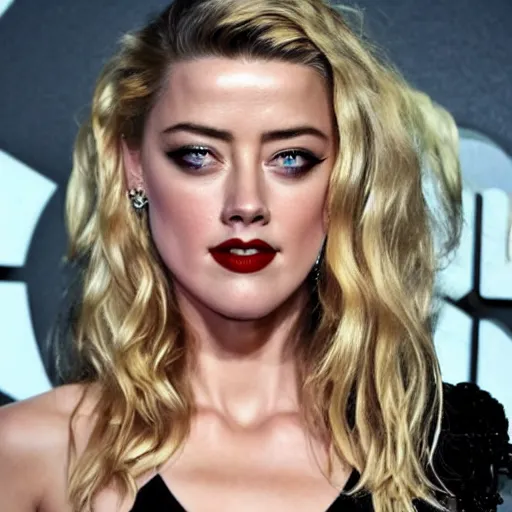 Image similar to amber heard as Joker