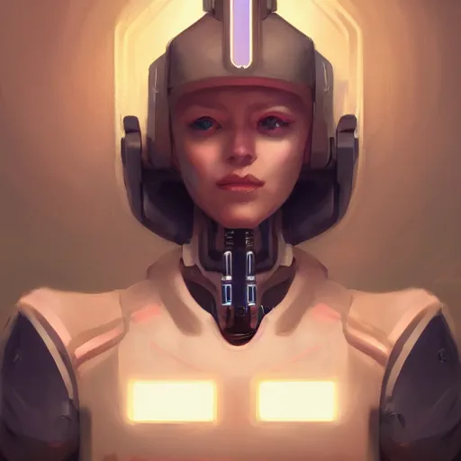 Image similar to a portrait of a beautiful cybernetic nurse, cyberpunk concept art by pete mohrbacher and wlop and artgerm and josan gonzales, digital art, highly detailed, intricate, sci-fi, sharp focus, Trending on Artstation HQ, deviantart, unreal engine 5, 4K UHD image