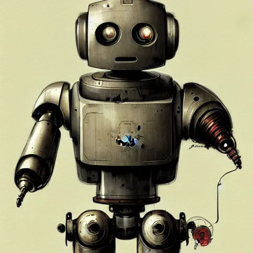 Image similar to robot by jean - baptiste monge