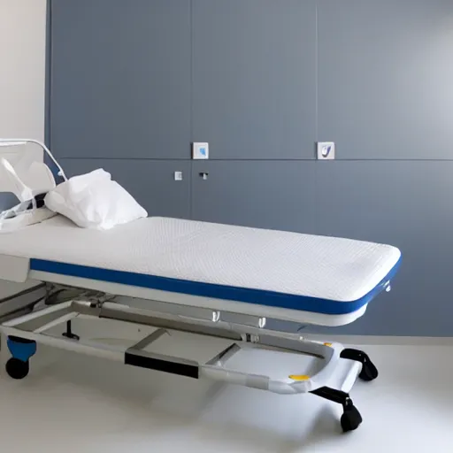 Image similar to hospital bed floating in space