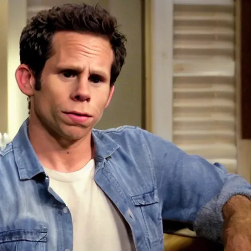 Image similar to dennis reynolds the golden god