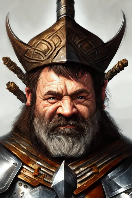 dwarf knight portrait, highly detailed, d & d, | Stable Diffusion