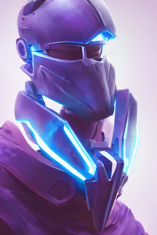 Image similar to epic mask helmet robot ninja portrait stylized as fornite style game design fanart by concept artist gervasio canda, behance hd by jesper ejsing, by rhads, makoto shinkai and lois van baarle, ilya kuvshinov, rossdraws global illumination radiating a glowing aura global illumination ray tracing hdr render in unreal engine 5