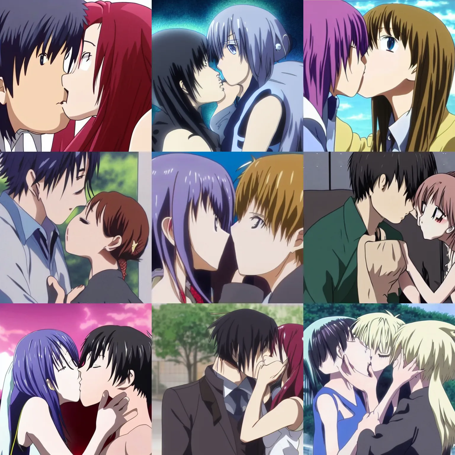 Anime Kisses (LoCon version) - v1, Stable Diffusion LyCORIS